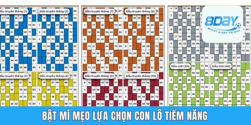 Bật mí mẹo lựa chọn con lô tiềm năng